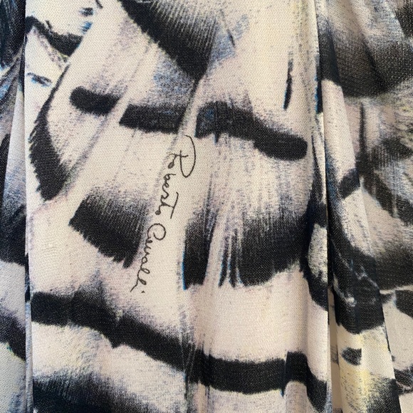 💯Authentic Roberto Cavalli Feather Cap Sleeve - Picture 4 of 12